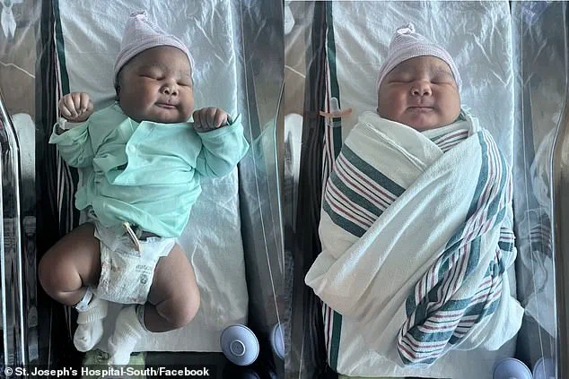Medical Marvel: Florida Mother Delivers Baby Weighing Nearly Twice the Average at St. Joseph's Hospital