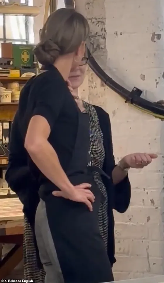 Princess of Wales Demonstrates Grace in Hair Styling During Visit to Family-Owned British Textile Mill