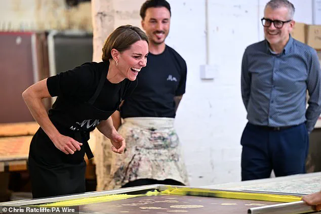 Princess of Wales Demonstrates Grace in Hair Styling During Visit to Family-Owned British Textile Mill
