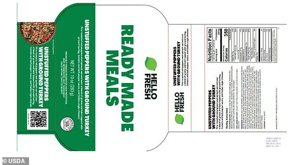 USDA Issues Health Alert Over Listeria Contamination in HelloFresh Meals, Urging Recall and Consumer Caution