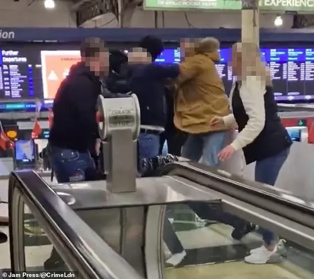 Violent Incident at Victoria Station: Altercation Outside London Pub