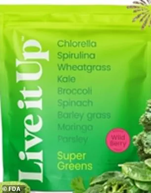 FDA and CDC Issue Urgent Recall of Live it Up Super Greens Supplement Amid Salmonella Outbreak Linked to 45 Illness Cases