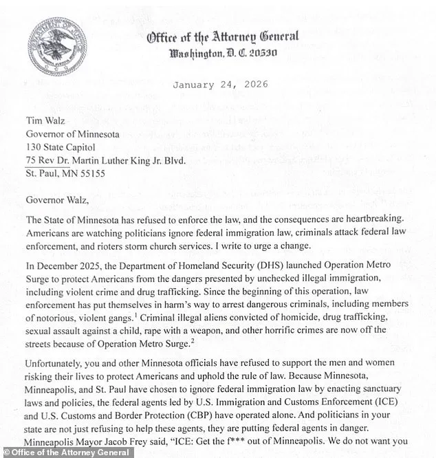 Governor Tim Walz Urges Trump to Withdraw Federal Immigration Agents Amid Tensions Over Second Protester Shooting in Minnesota