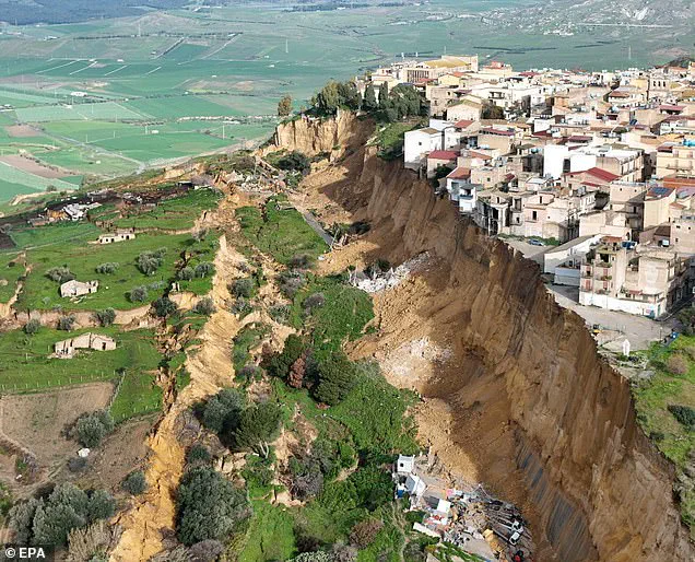 Massive Landslide in Sicily Triggered by Heavy Rains Evacuates Hundreds and Causes Destruction