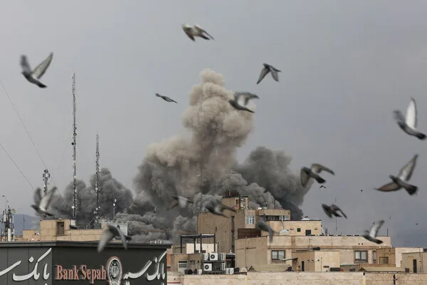 Israeli-American Airstrike Levels Key Iranian Military Facility in Tehran