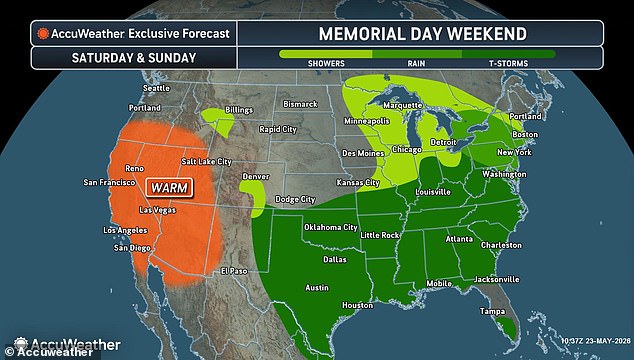 Memorial Day Weekend Brings Flash Floods and Extreme Cold to the South